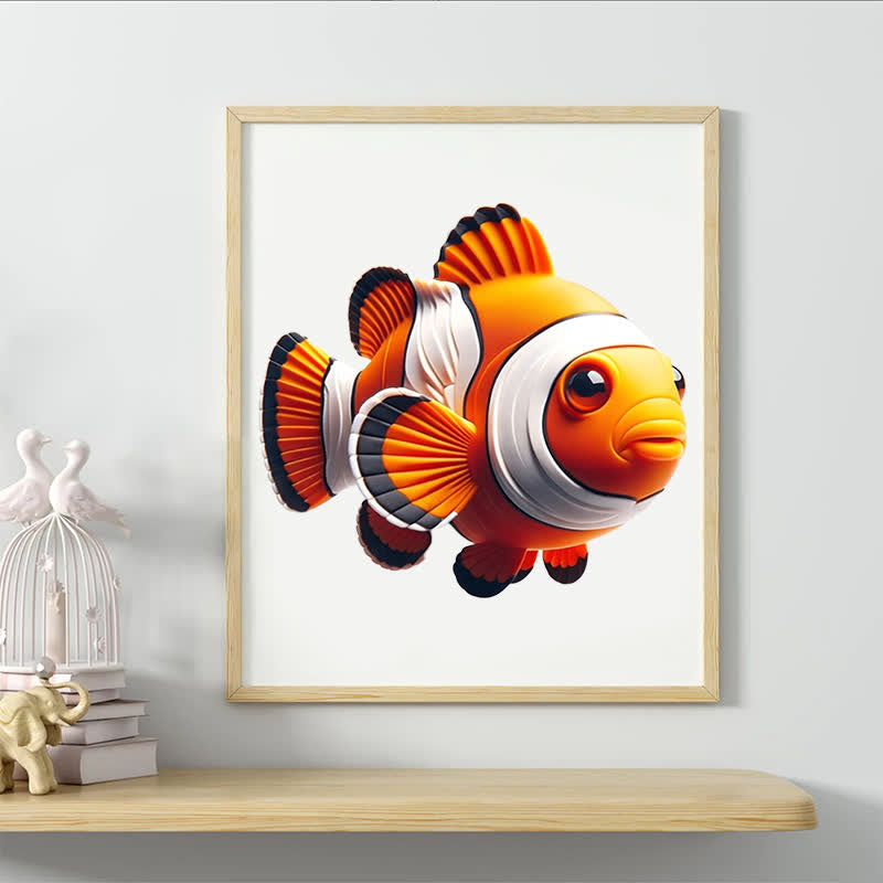 Rubbyoo Sea Animals Clown Fish - Wooden Jigsaw Puzzle - image 4