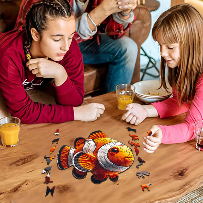Rubbyoo Sea Animals Clown Fish - Wooden Jigsaw Puzzle - image 3