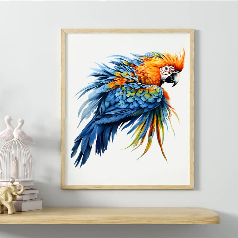 Rubbyoo  A Parrot S Intricate Plumage - Wooden Jigsaw Puzzle - image 4