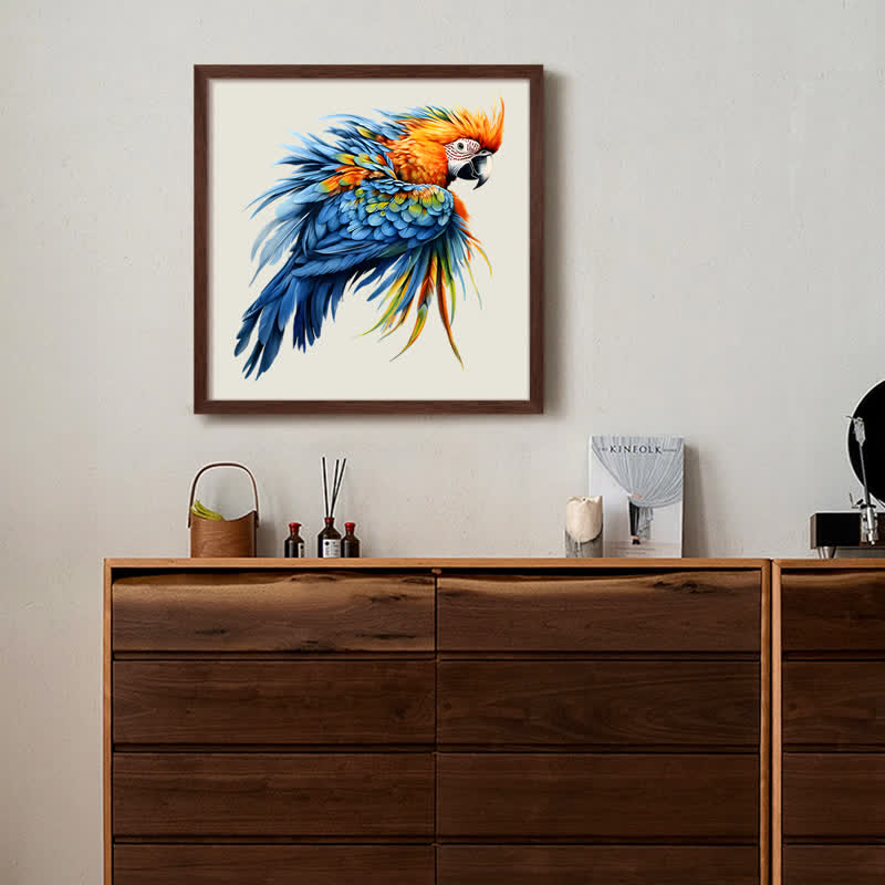 Rubbyoo  A Parrot S Intricate Plumage - Wooden Jigsaw Puzzle - image 7