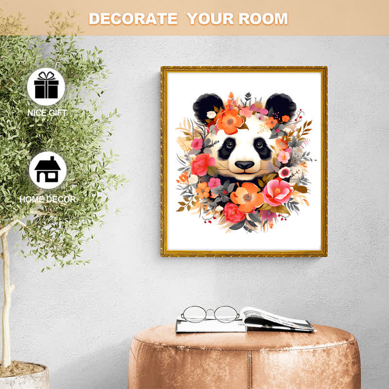 Rubbyoo Floral Panda Color -2 Wooden Jigsaw Puzzle - image 7