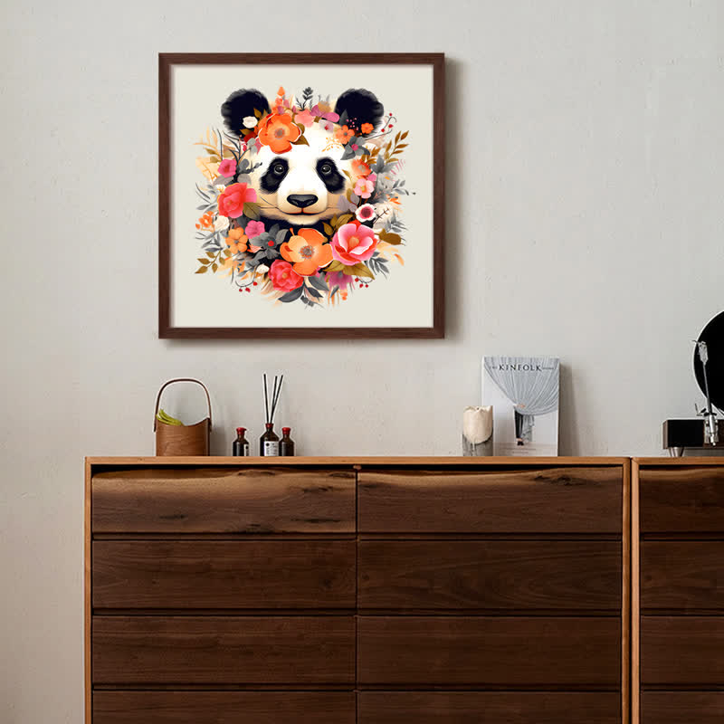 Rubbyoo Floral Panda Color -2 Wooden Jigsaw Puzzle - image 8