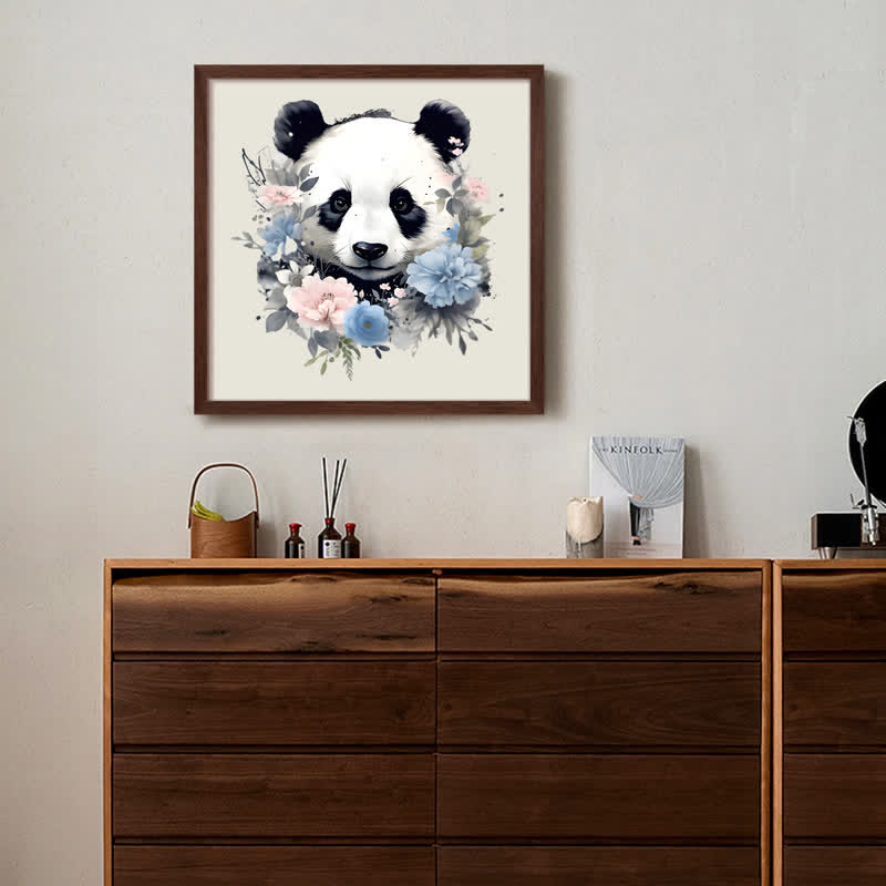 Rubbyoo Floral Panda Color - Wooden Jigsaw Puzzle - image 7