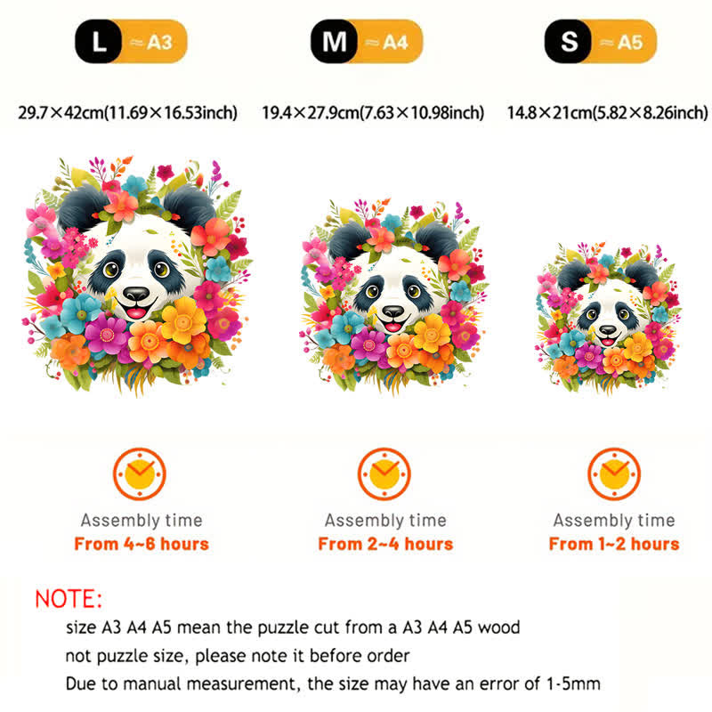 Rubbyoo Happy Panda -2 Wooden Jigsaw Puzzle - image 2