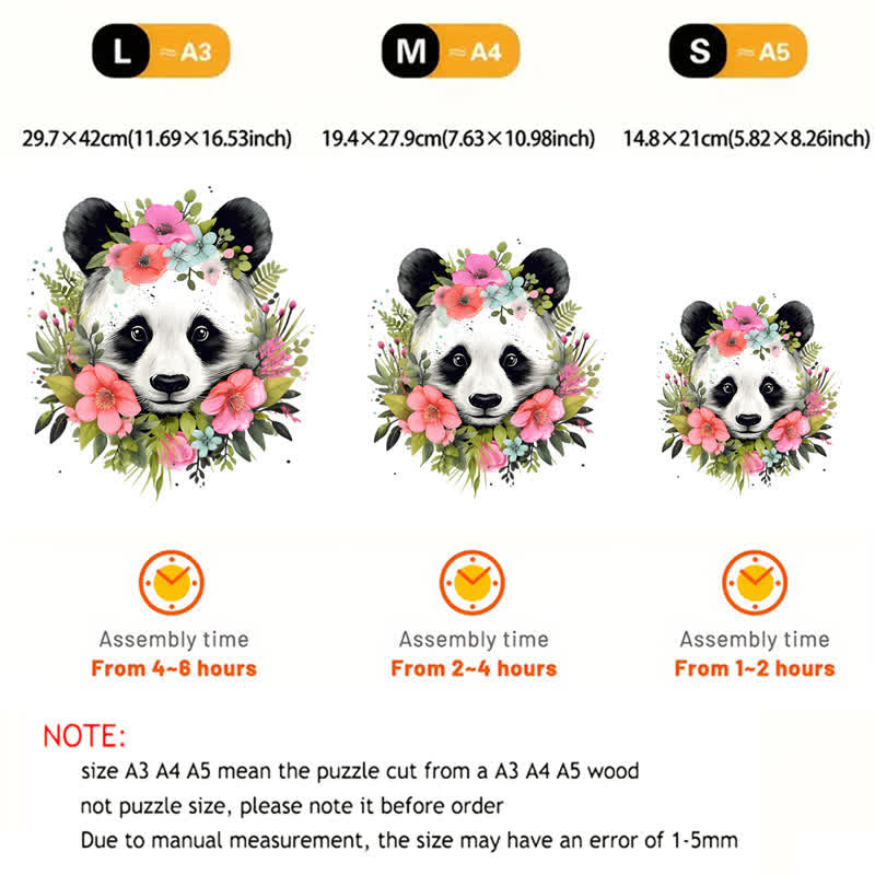 Rubbyoo Happy Panda -1 Wooden Jigsaw Puzzle - image 2
