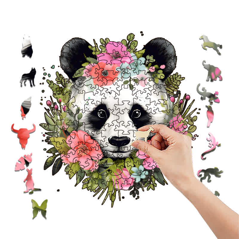 Rubbyoo Happy Panda -1 Wooden Jigsaw Puzzle - image 5