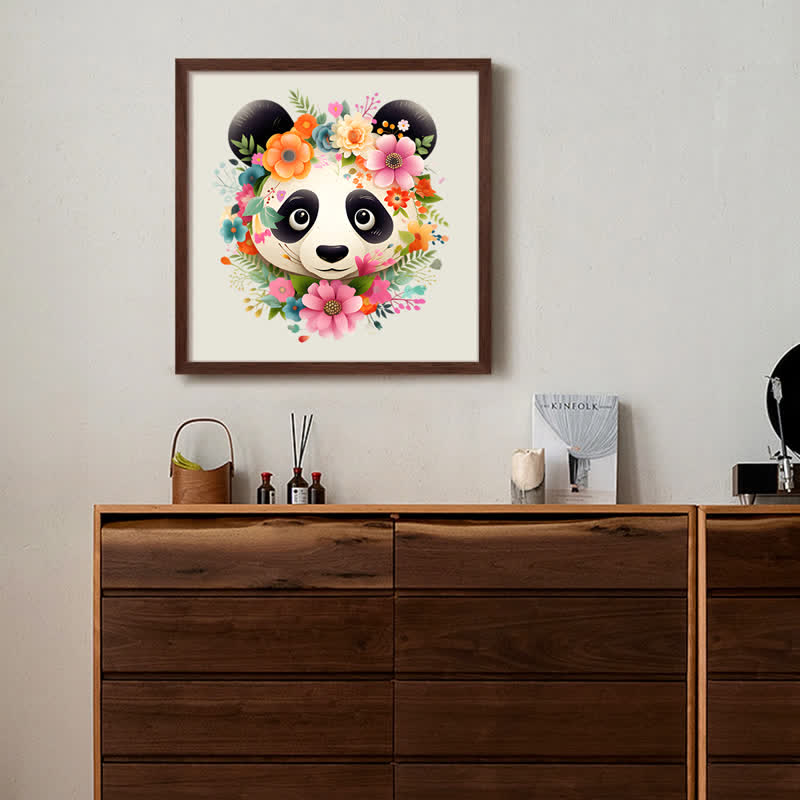 Rubbyoo Spring Floral Happy Panda -2 Wooden Jigsaw Puzzle - image 7