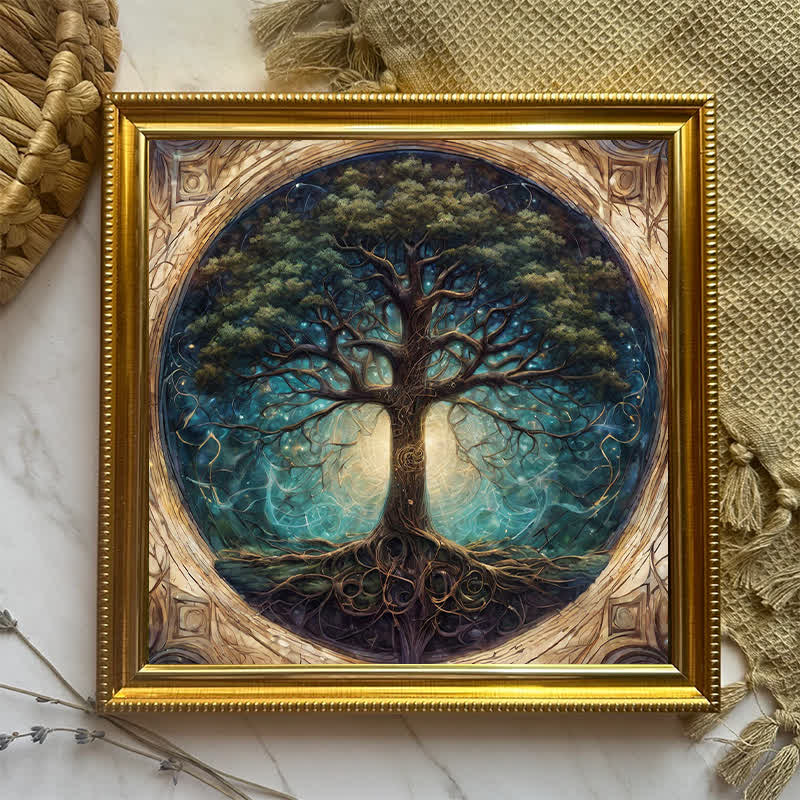 Rubbyoo Ornate Celestial Tree of Life  - Wooden Jigsaw Puzzle - image 8