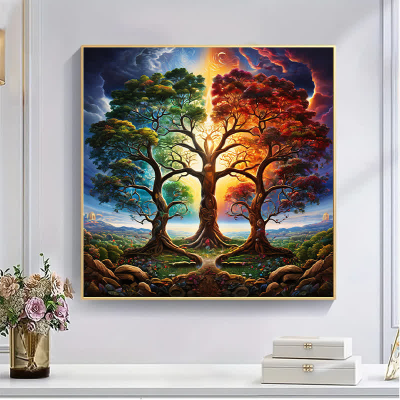 Rubbyoo Ornate Celestial Tree of Life  -2 Wooden Jigsaw Puzzle - image 6