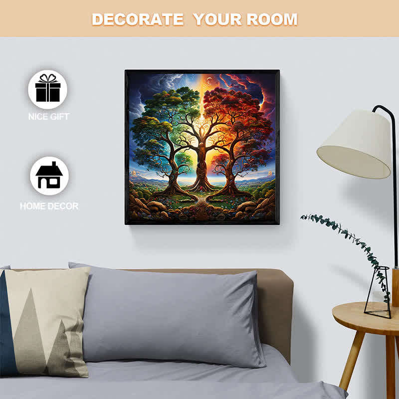 Rubbyoo Ornate Celestial Tree of Life  -2 Wooden Jigsaw Puzzle - image 7