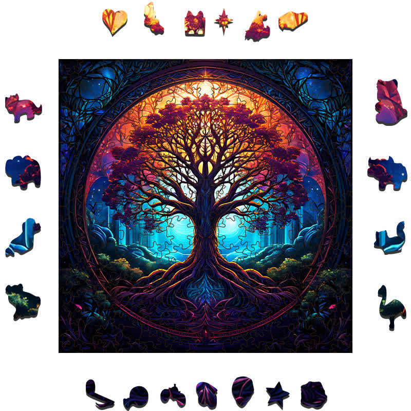 Rubbyoo Celtic Tree Of Life - 2 Wooden Jigsaw Puzzle - image 1