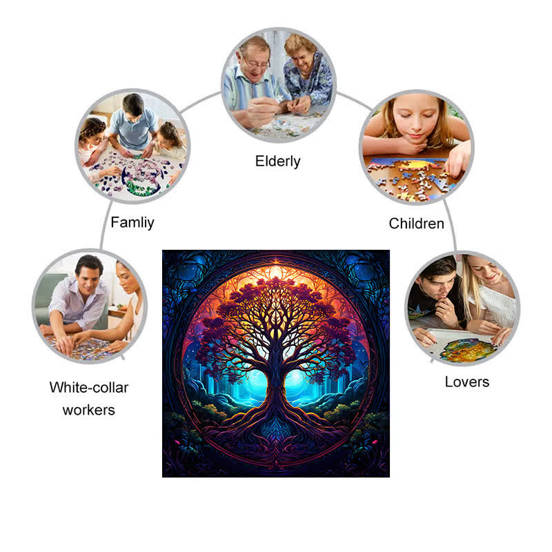 Rubbyoo Celtic Tree Of Life - 2 Wooden Jigsaw Puzzle - image 3