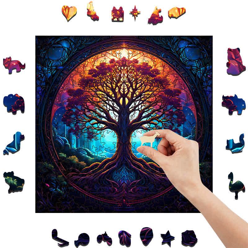 Rubbyoo Celtic Tree Of Life - 2 Wooden Jigsaw Puzzle - image 6
