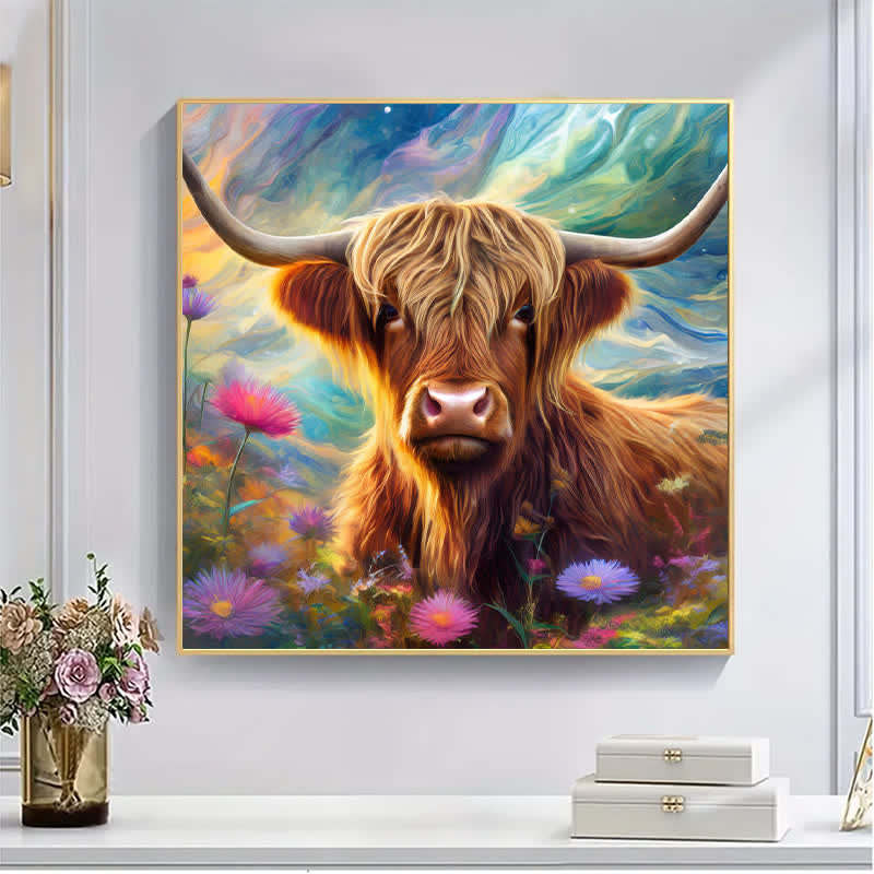 Rubbyoo Cute highland cow - Wooden Jigsaw Puzzle - image 5