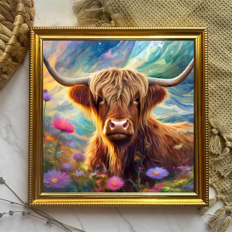 Rubbyoo Cute highland cow - Wooden Jigsaw Puzzle - image 8