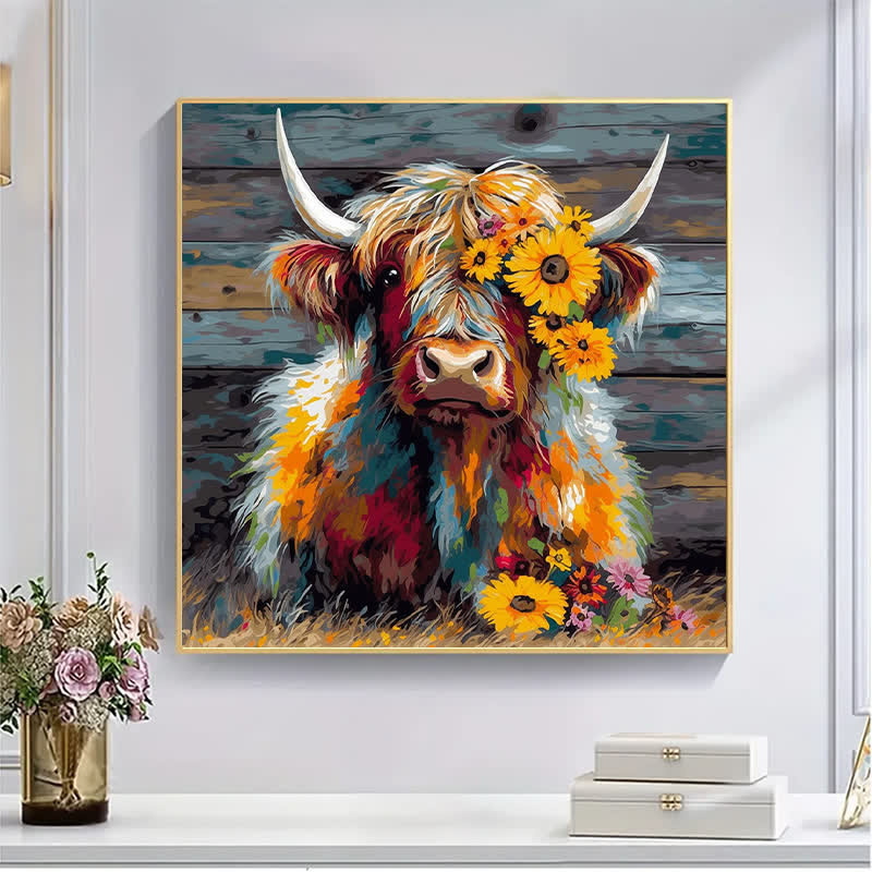 Rubbyoo Cute Highland Cow - Wooden Jigsaw Puzzle - image 8