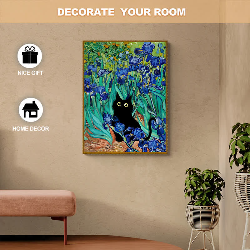 Rubbyoo Irises Cat - Wooden Jigsaw Puzzle - image 7