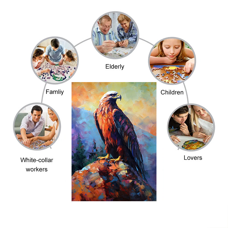 Rubbyoo Eagle's Domain at Pikes Peak - Wooden Jigsaw Puzzle  - image 5