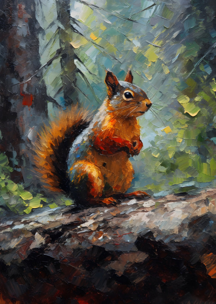 Rubbyoo Squirrel - Wooden Jigsaw Puzzle  - A2 (500 PCS) - Wooden Gift Packaging - image 0