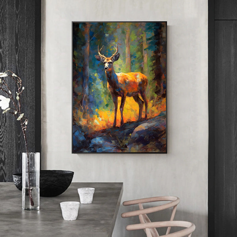 Rubbyoo Deer on the Rock in Yosemite's Forest - Wooden Jigsaw Puzzle  - image 6