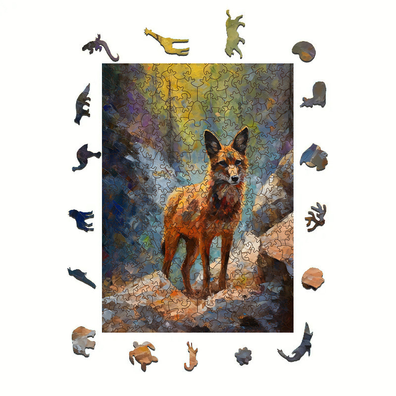 Rubbyoo Coyote's Perch in Yosemite - Wooden Jigsaw Puzzle  - image 1