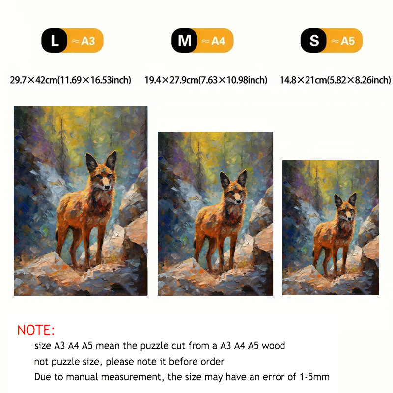 Rubbyoo Coyote's Perch in Yosemite - Wooden Jigsaw Puzzle  - image 2