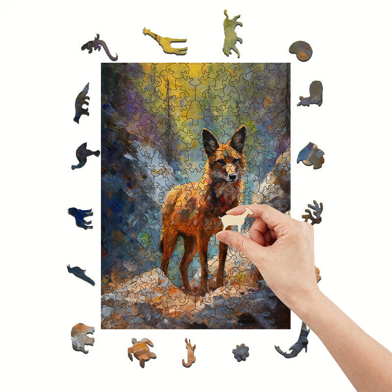Rubbyoo Coyote's Perch in Yosemite - Wooden Jigsaw Puzzle  - image 5