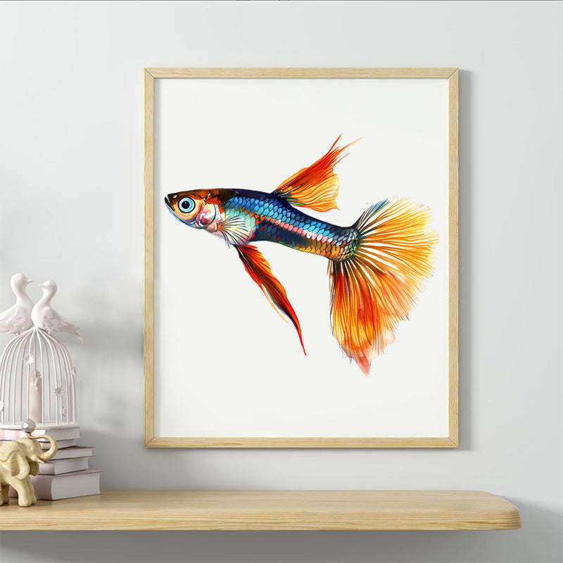 Rubbyoo Colorful tropical fish - Wooden Jigsaw Puzzle  - image 3