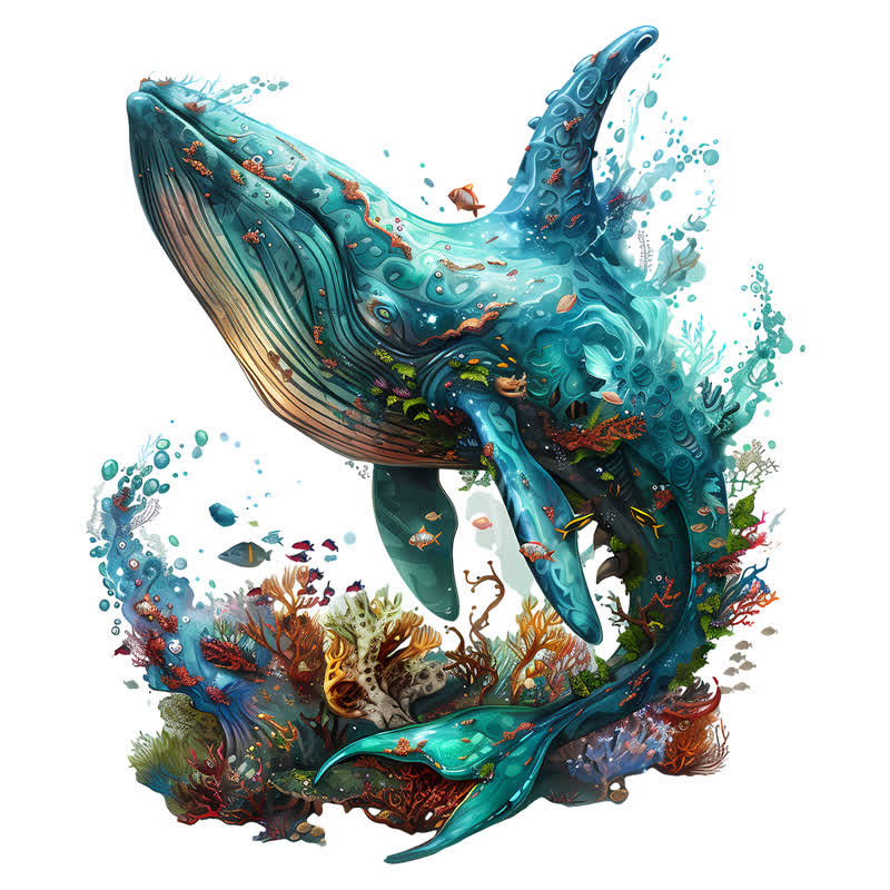 Sea Creature - Wooden Jigsaw Puzzle - A3 - Wooden Gift Packaging - image 0