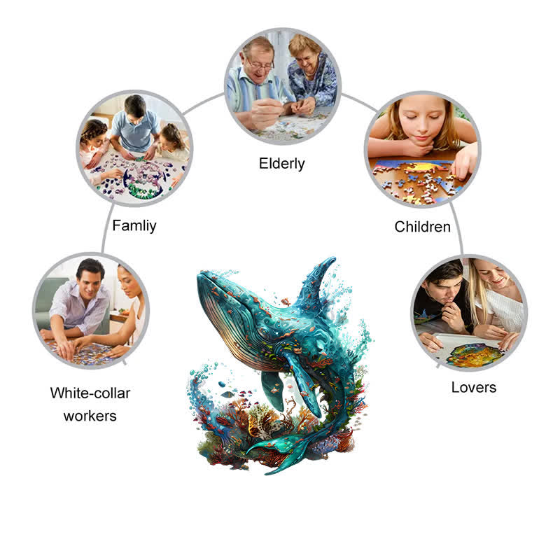 Sea Creature - Wooden Jigsaw Puzzle - image 3