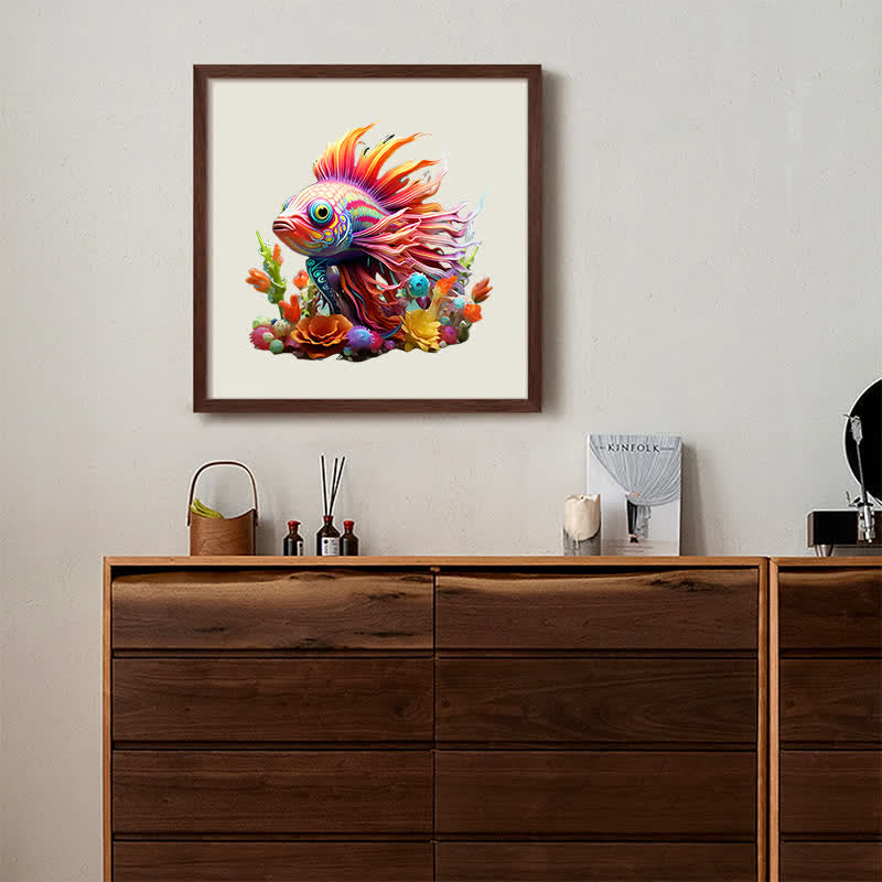 Colorful Fishe - Wooden Jigsaw Puzzle - image 5