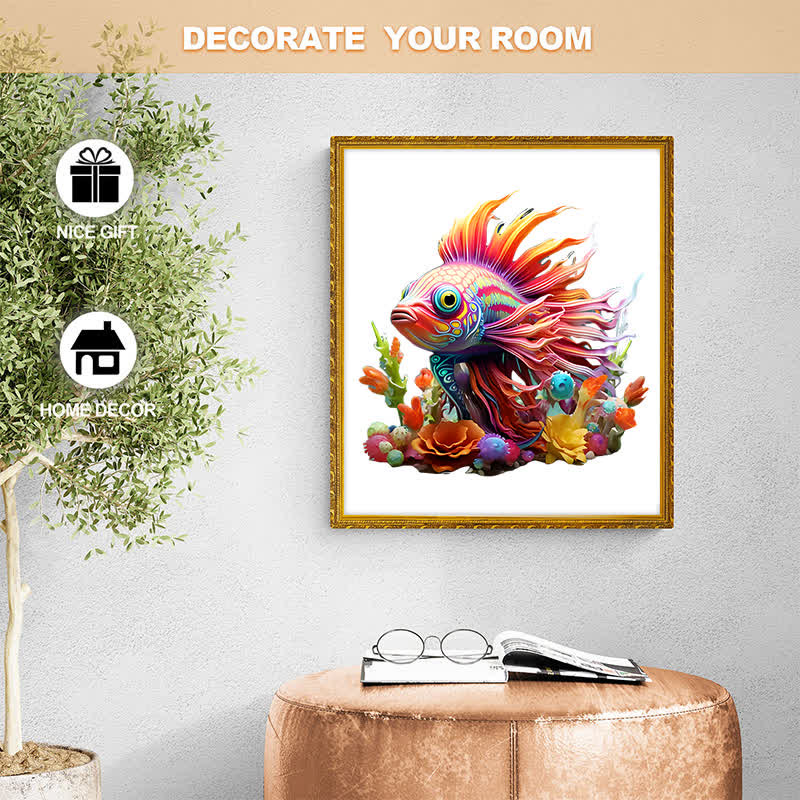 Colorful Fishe - Wooden Jigsaw Puzzle - image 8