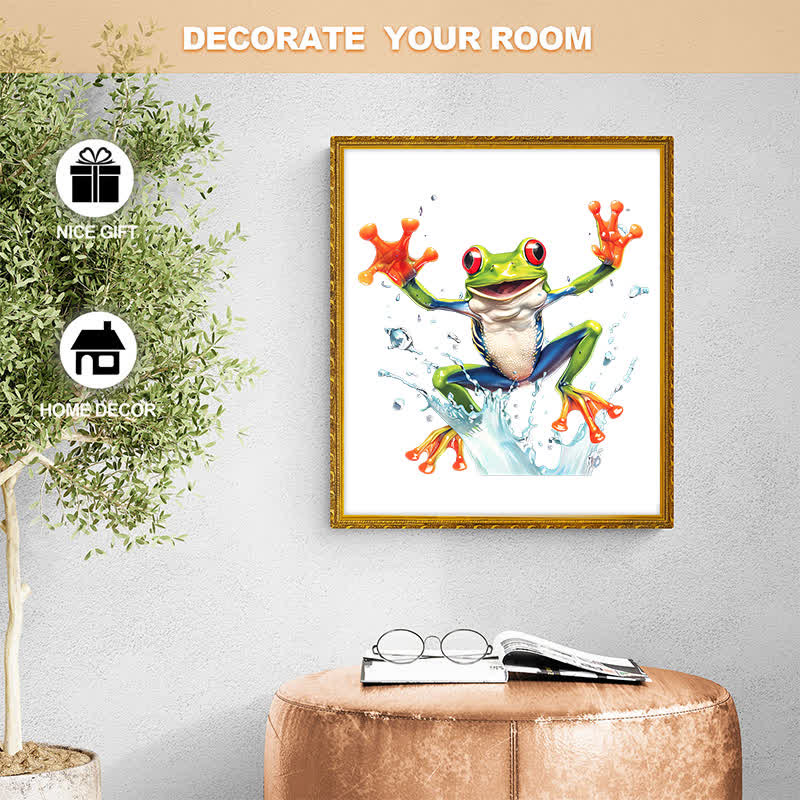 Frog Jumping Day - Wooden Jigsaw Puzzle - image 1
