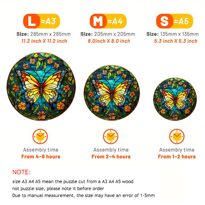 Garden Butterfly -1 Wooden Jigsaw Puzzle - image 2