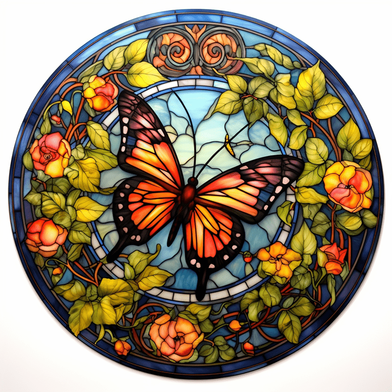 Garden Butterfly -4 Wooden Jigsaw Puzzle - A3 - Wooden Gift Packaging - image 0