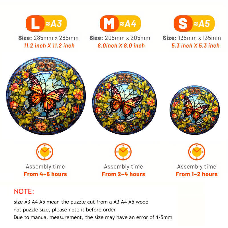 Garden Butterfly -4 Wooden Jigsaw Puzzle - image 5