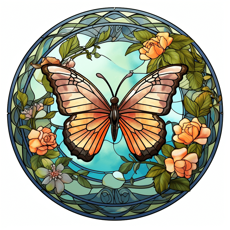 Garden Butterfly -2 Wooden Jigsaw Puzzle - A3 - Wooden Gift Packaging - image 0