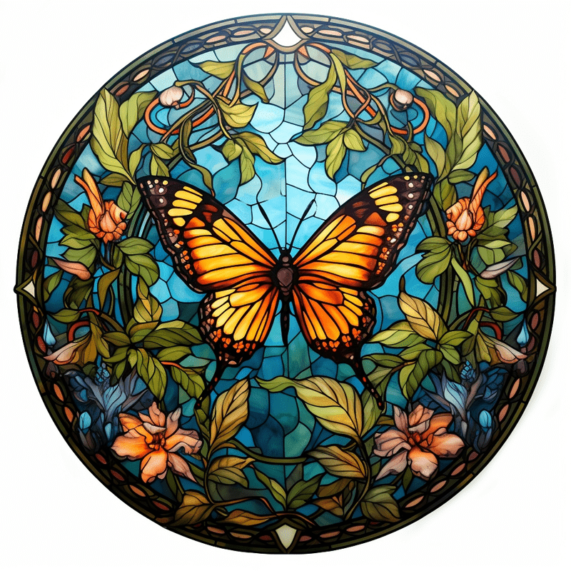 Garden Butterfly -3 Wooden Jigsaw Puzzle - A3 - Wooden Gift Packaging - image 0