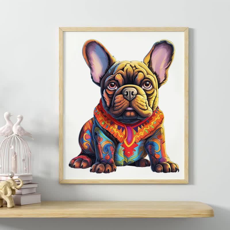 French Bulldog Hungarian Dog -2 Wooden Jigsaw Puzzle - image 3