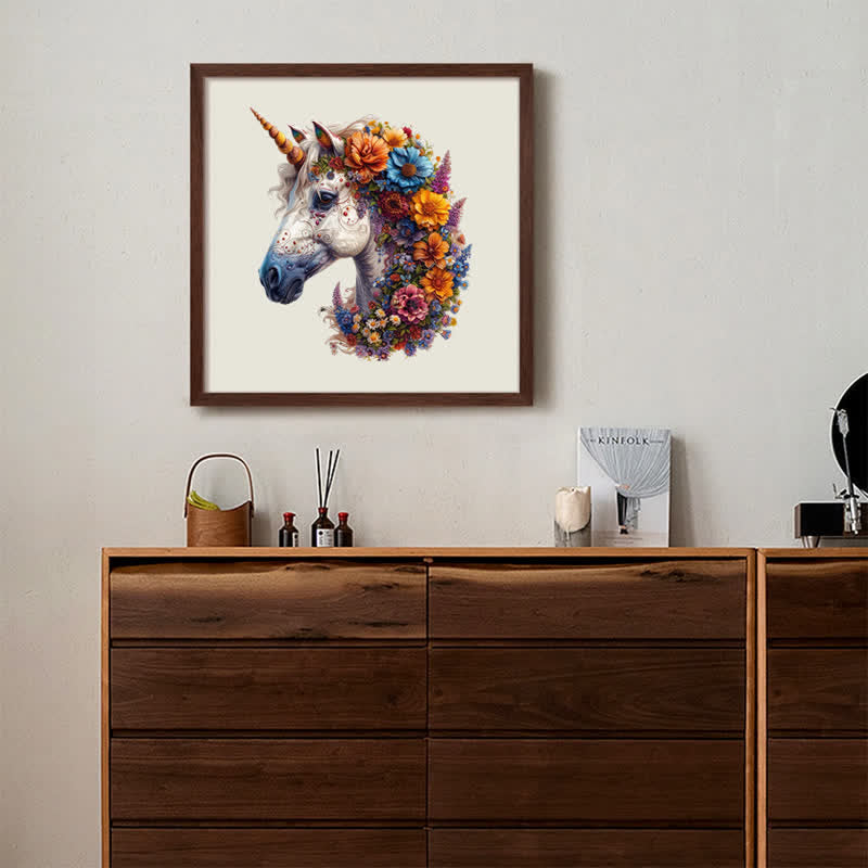 Beautiful Floral Horse - Wooden Jigsaw Puzzle - image 7