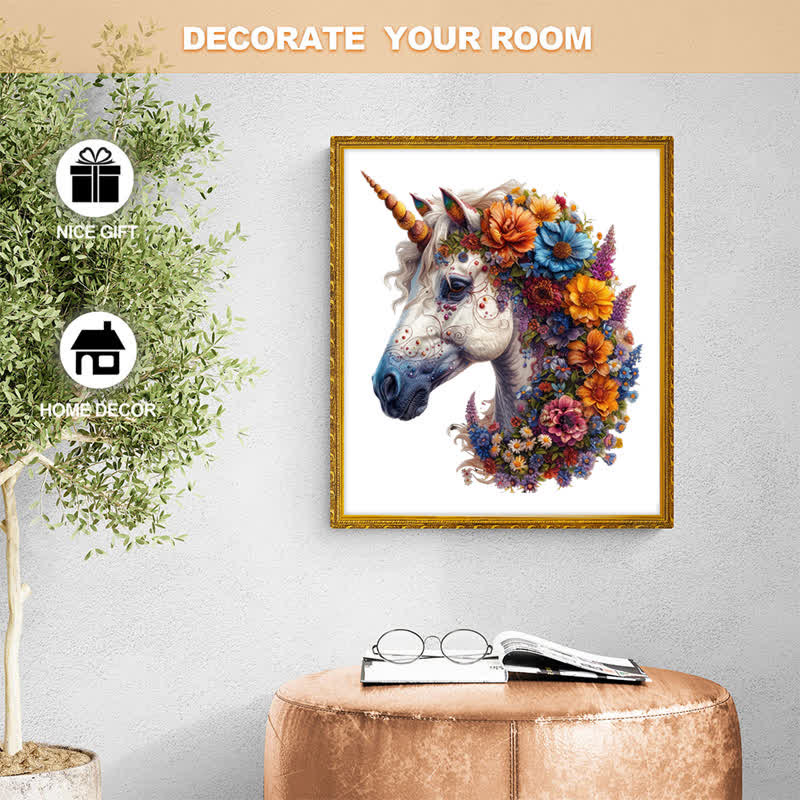 Beautiful Floral Horse - Wooden Jigsaw Puzzle - image 8