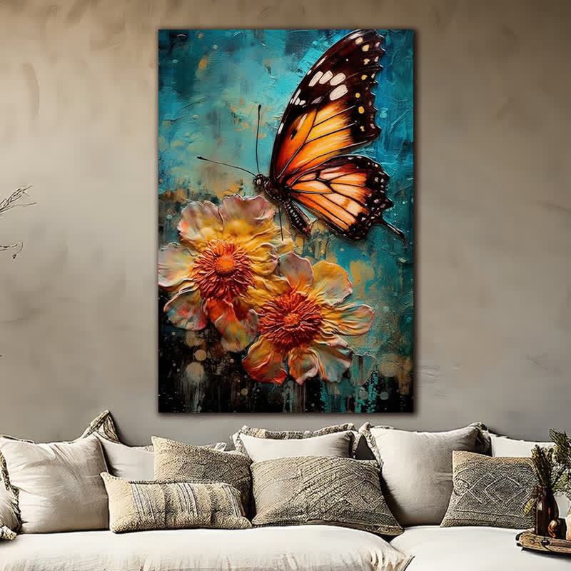 Floral Butterfly Painting - Wooden Jigsaw Puzzle - image 5