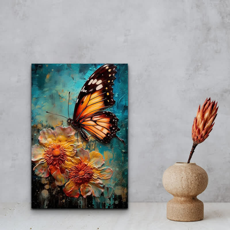 Floral Butterfly Painting - Wooden Jigsaw Puzzle - image 6