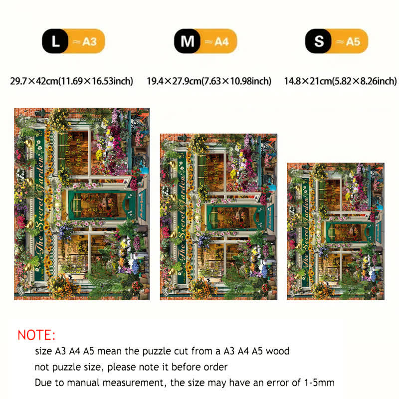 The Secret Garden - Wooden Jigsaw Puzzle - image 3