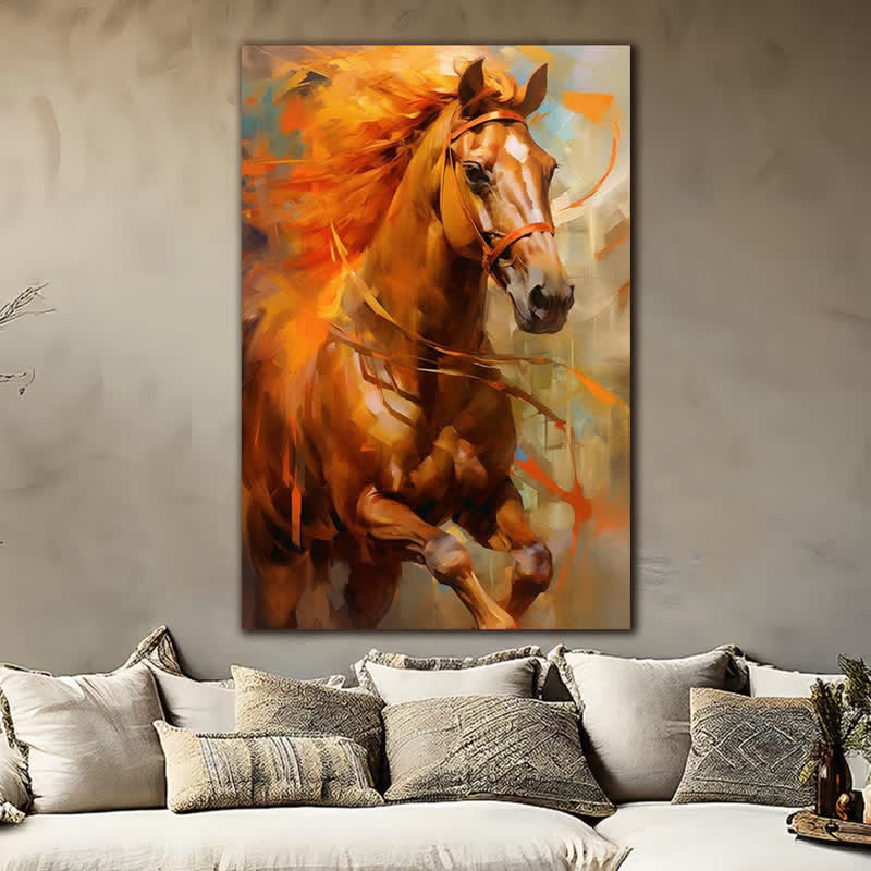 Golden Horse - Wooden Jigsaw Puzzle - image 4