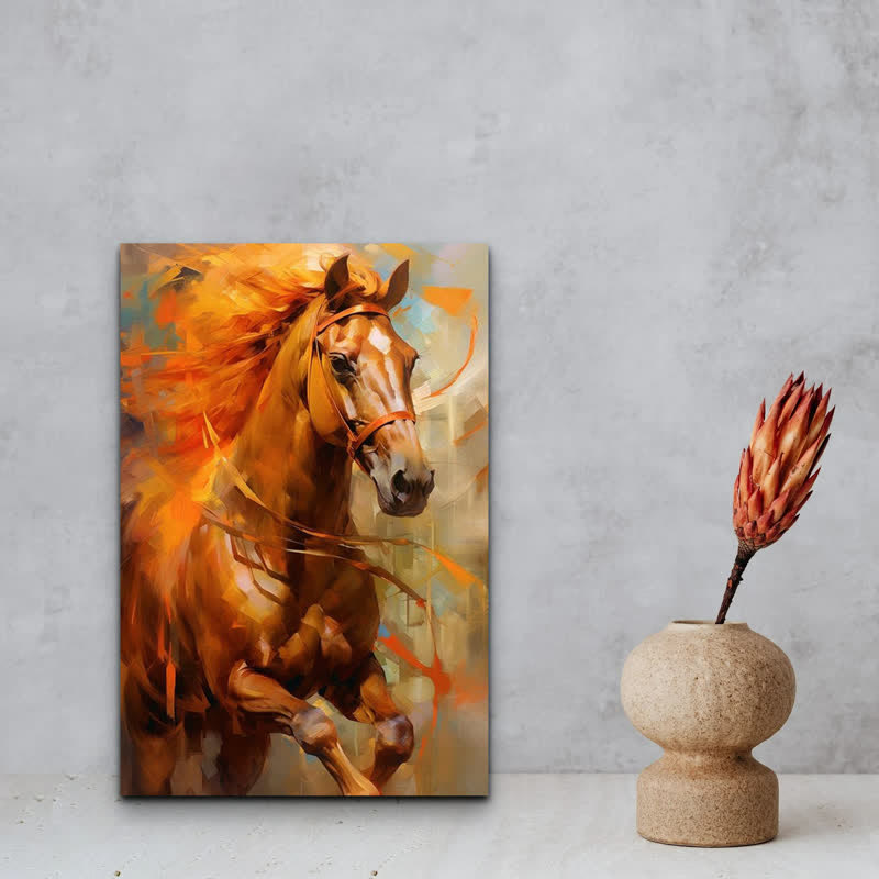 Golden Horse - Wooden Jigsaw Puzzle - image 6
