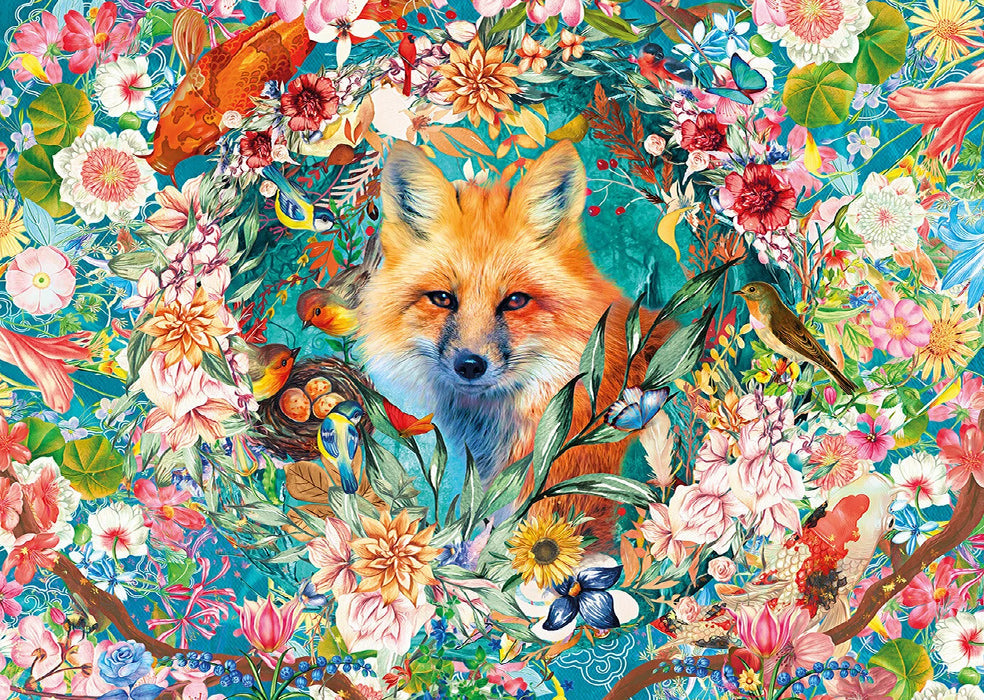 Fox in Color - Wooden Jigsaw Puzzle - A3  - Wooden Gift Packaging - image 0