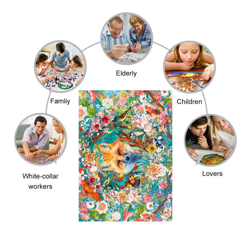 Fox in Color - Wooden Jigsaw Puzzle - image 4