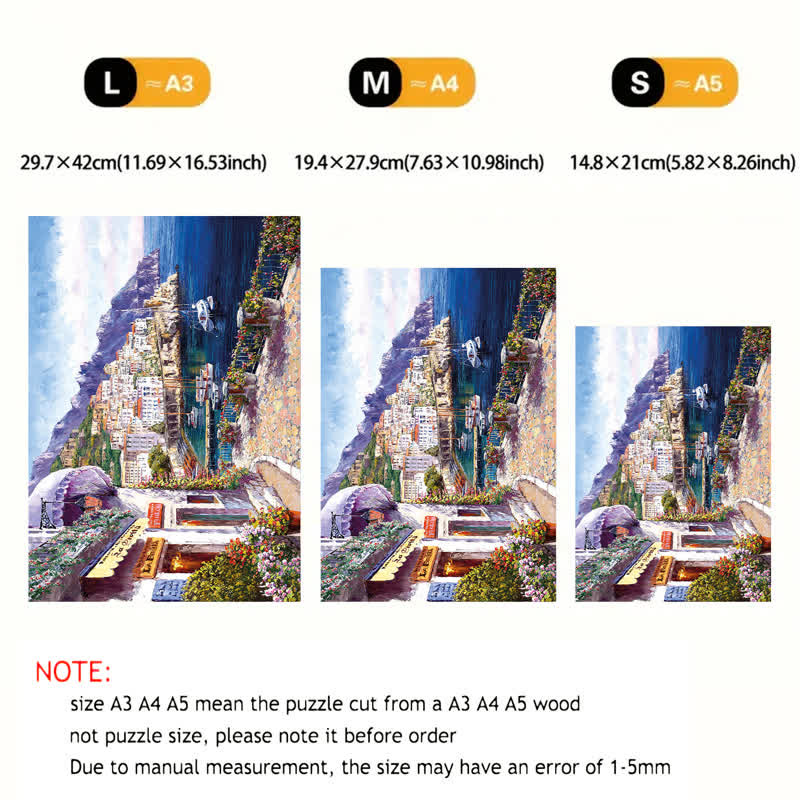 Mediterranean Painting - Wooden Jigsaw Puzzle - image 2