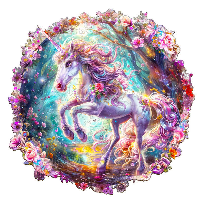 Elf Pony - Wooden Jigsaw Puzzle - A3 - Wooden Gift Packaging - image 0